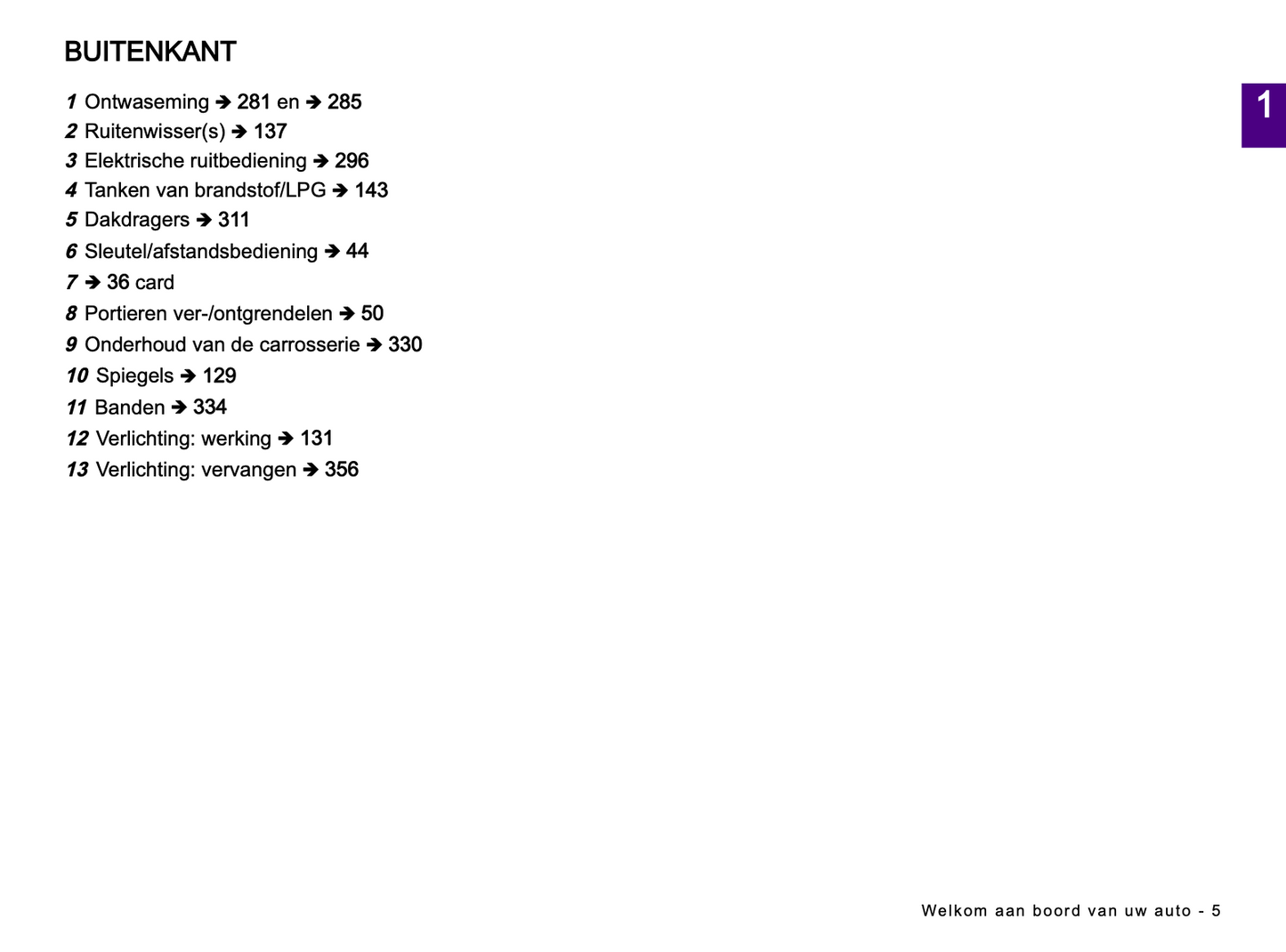 2024 Dacia Duster Owner's Manual | Dutch