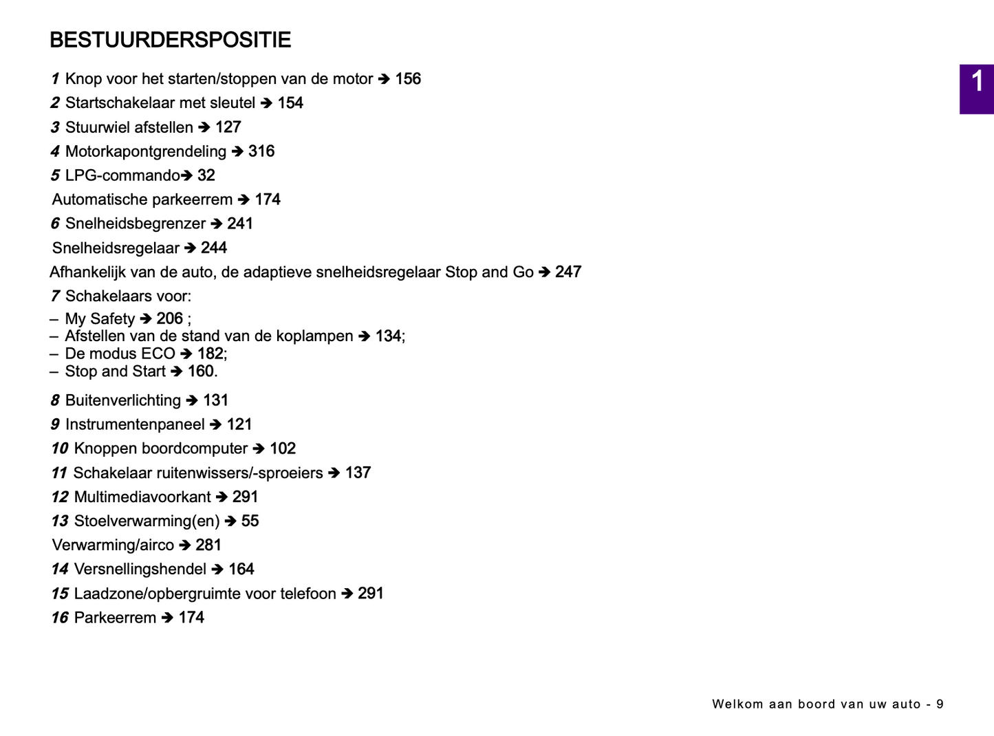 2024 Dacia Duster Owner's Manual | Dutch