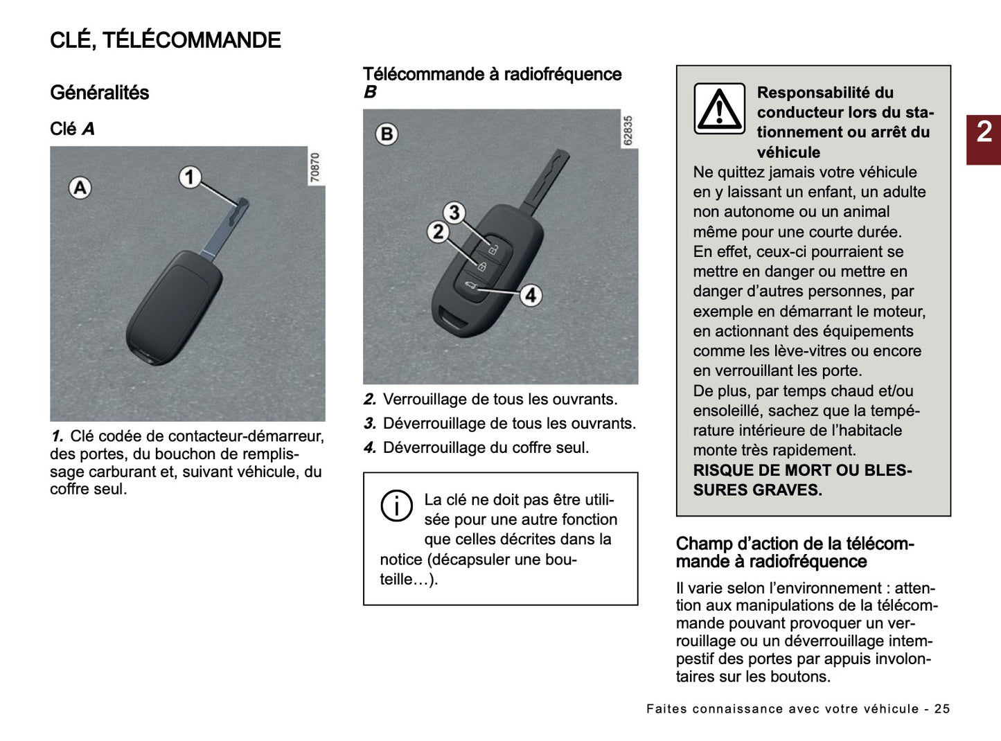 2024-2025 Dacia Sandero/Sandero Stepway Owner's Manual | French