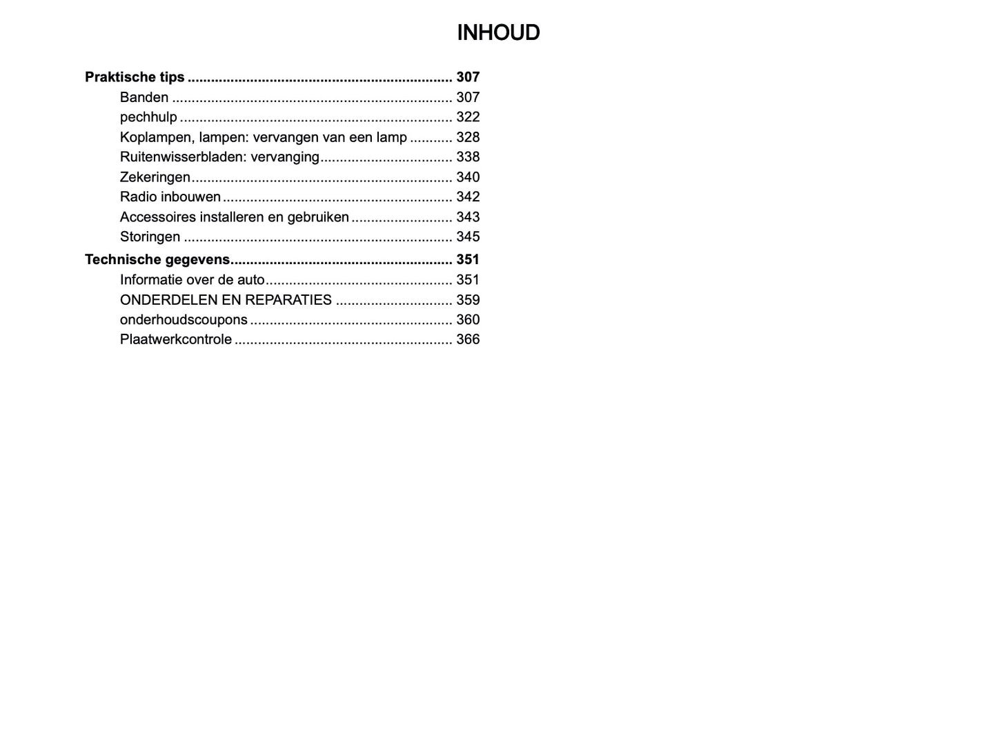 2025-2026 Dacia Sandero/Sandero Stepway Owner's Manual | Dutch