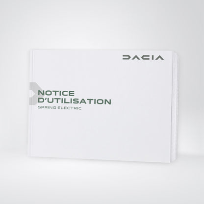 2024-2025 Dacia Spring Electric Manuel du propriétaire | Français