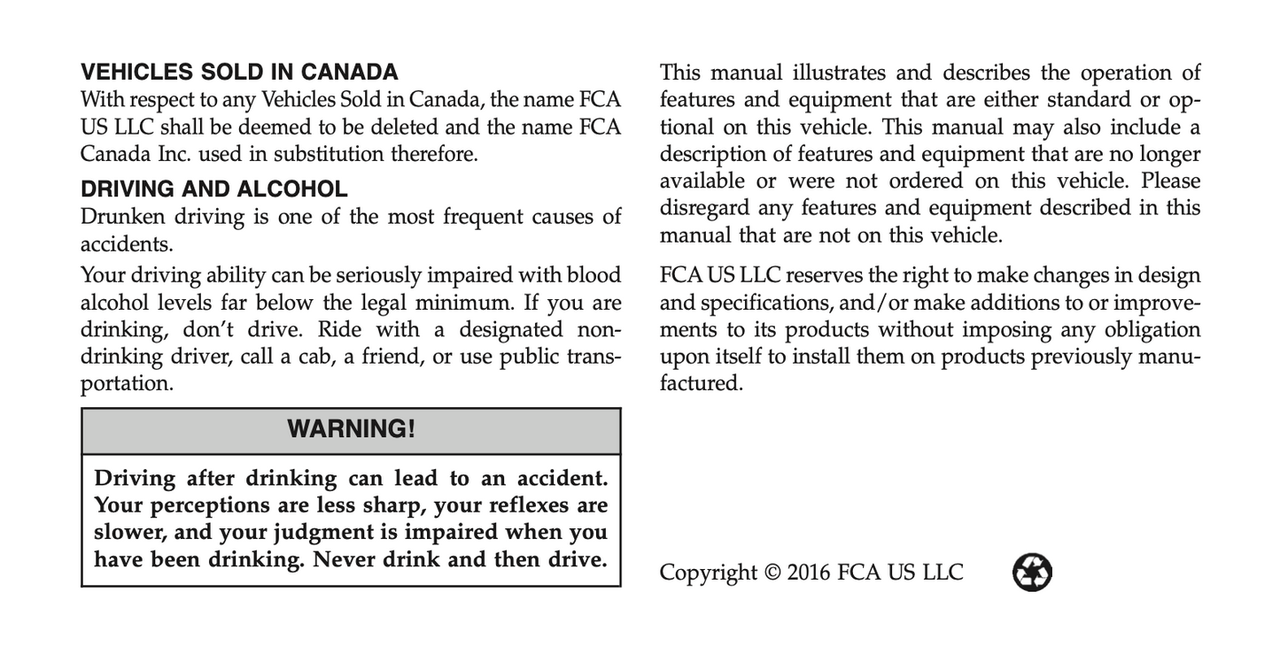 2015 Dodge Challenger Owner's Manual | English