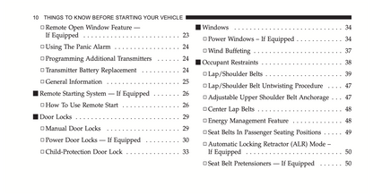 2011 Ram Trucks 1500/2500/3500 Owner's Manual | English