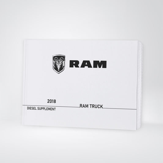 2018 Ram Truck Diesel Owner's Manual Supplement | English