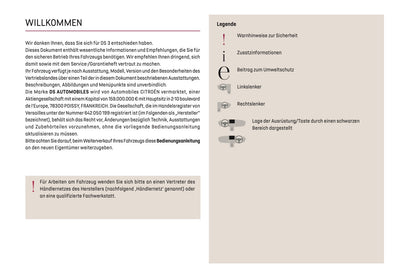 2024-2025 DS Automobiles DS 3 Owner's Manual | German