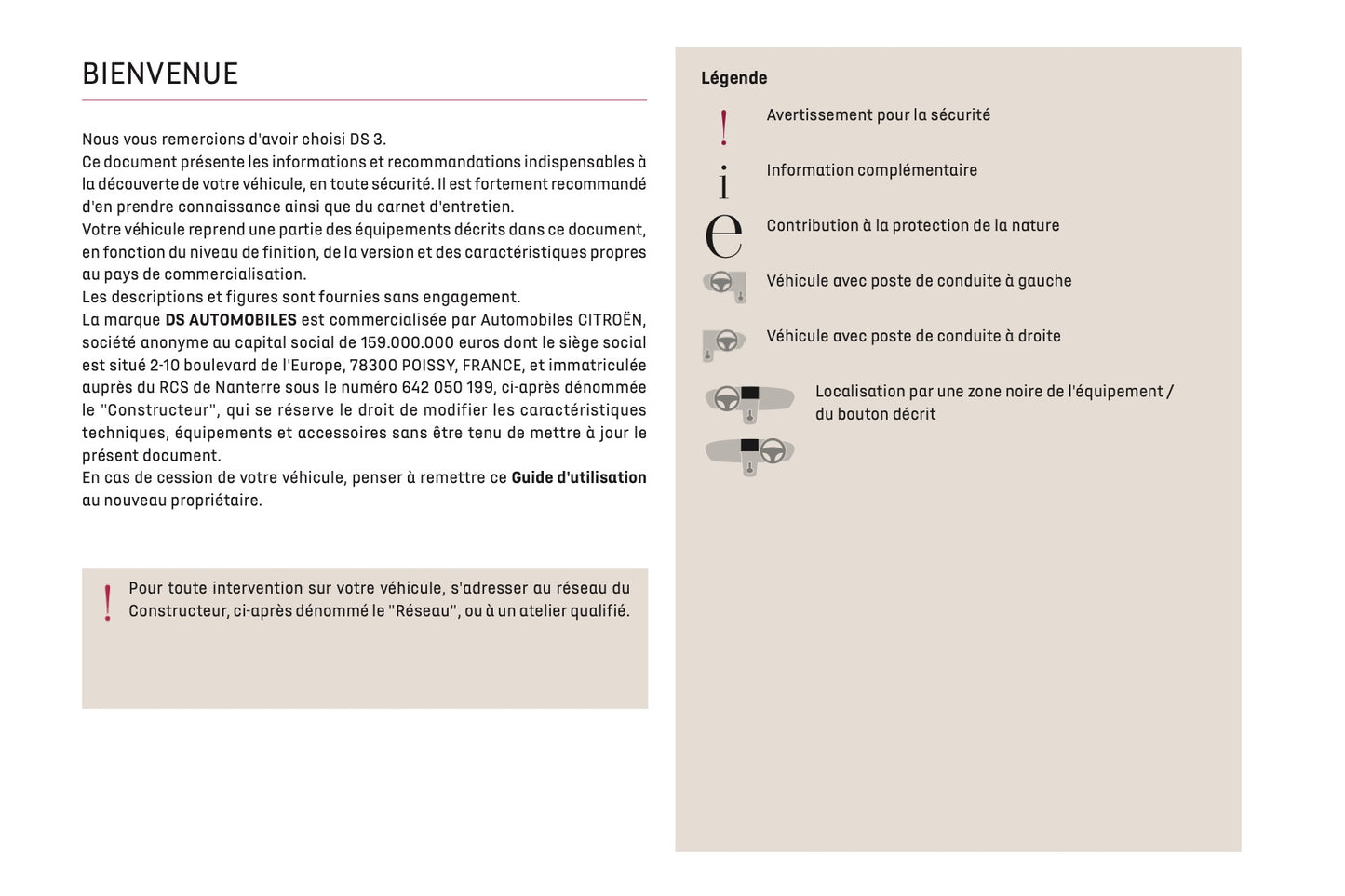 2024-2025 DS Automobiles DS 3 Owner's Manual | French