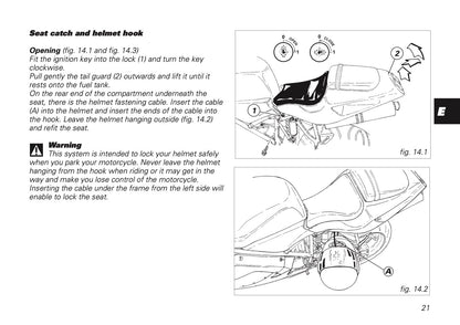 2001 Ducati 748/996 Owner's Manual | English US