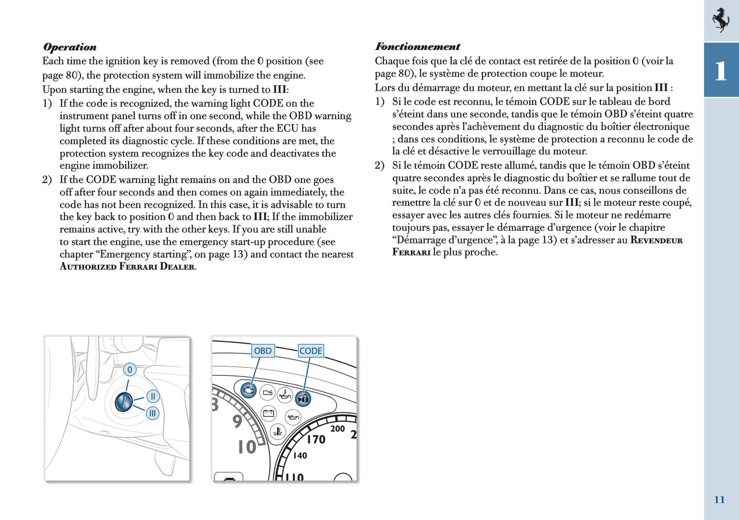 2005 Ferrari 612 Scaglietti Owner's Manual | English US