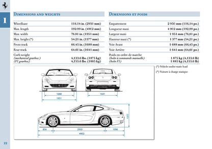 2005 Ferrari 612 Scaglietti Owner's Manual | English US