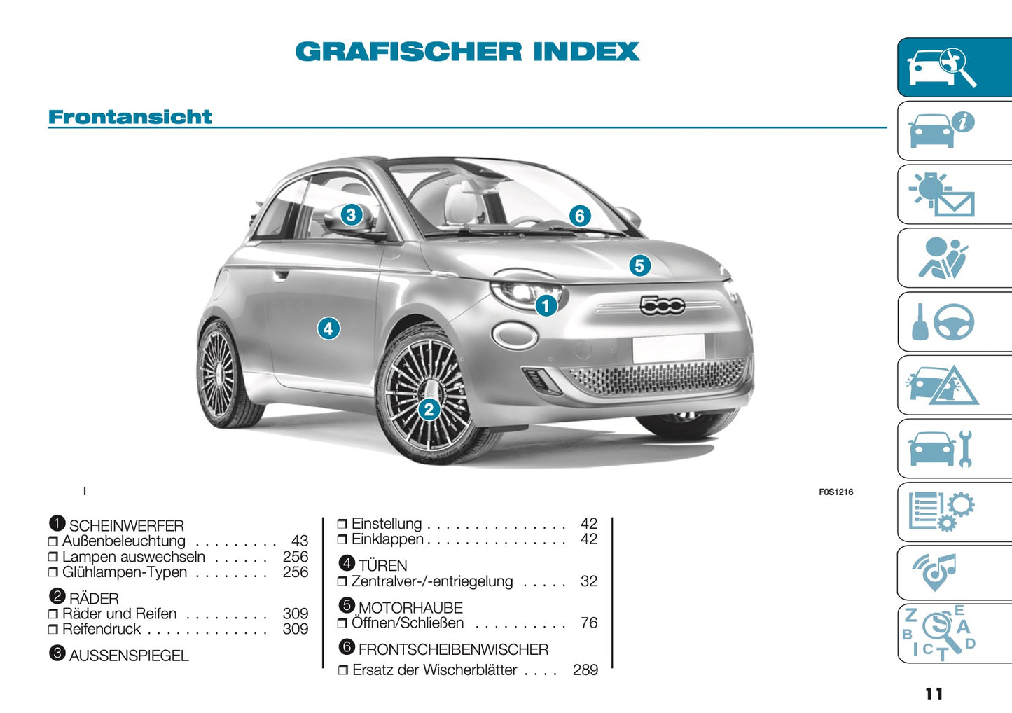 2026 Fiat 500 Owner's Manual | German
