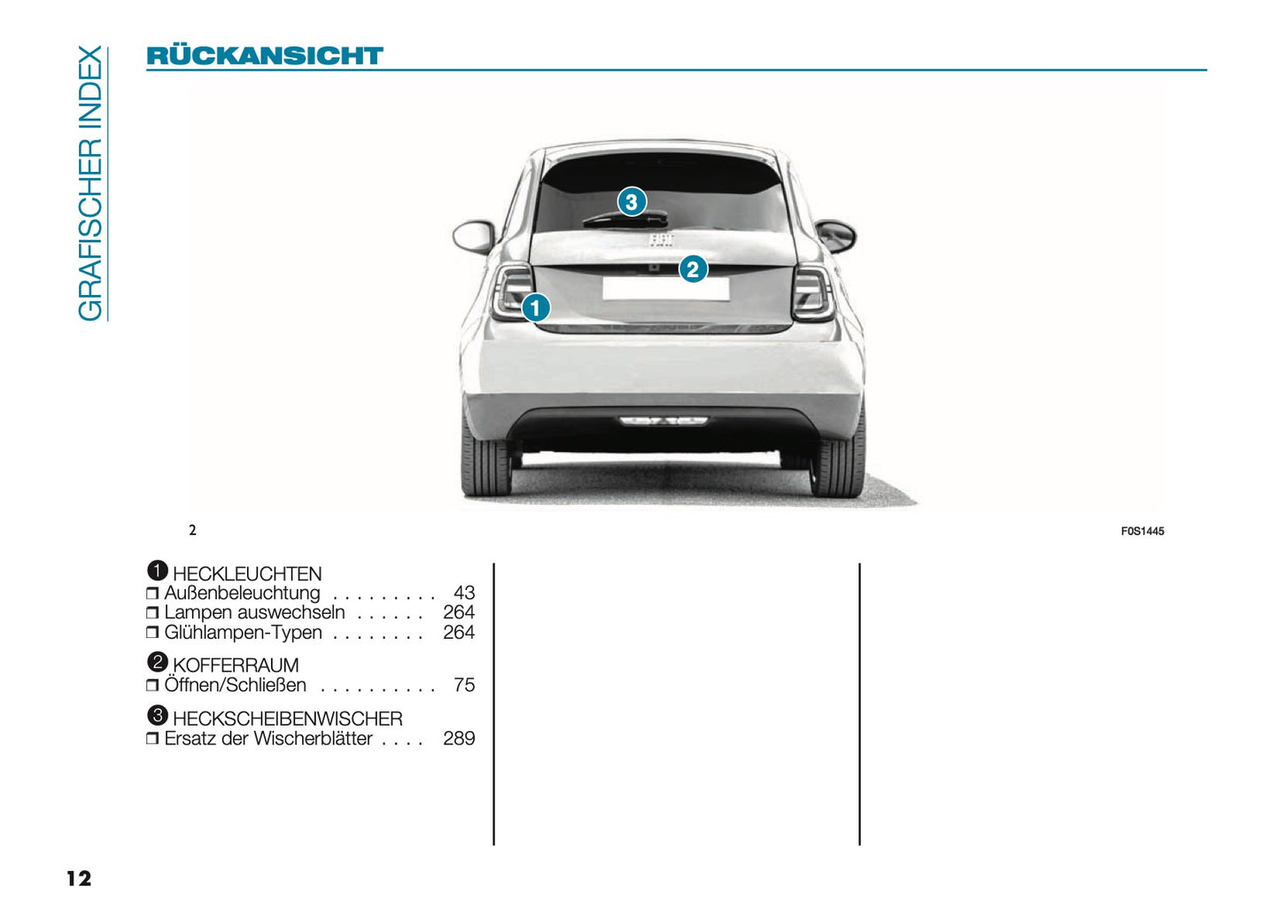 2026 Fiat 500 Owner's Manual | German