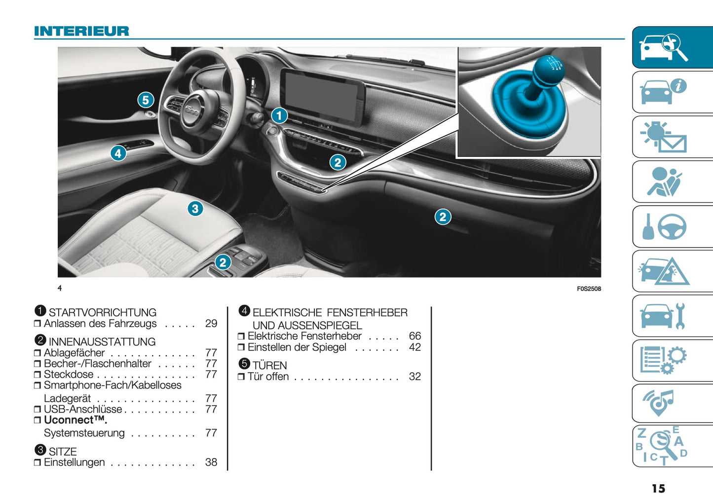 2026 Fiat 500 Owner's Manual | German