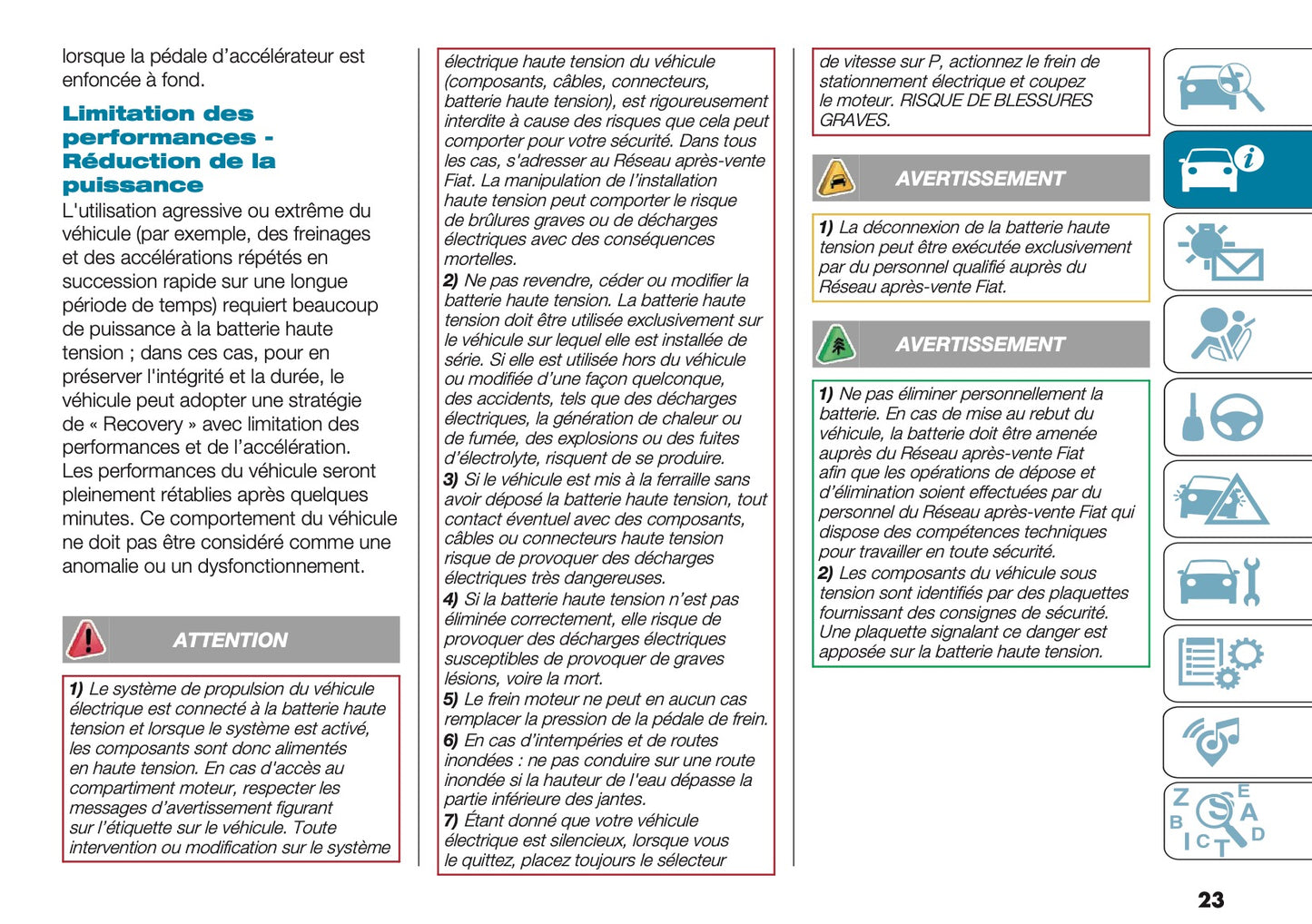2026 Fiat 500 Manuel du propriétaire | Français