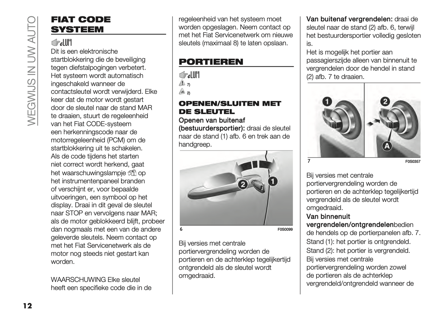 2021-2022 Fiat 500/500C Hybrid Owner's Manual | Dutch