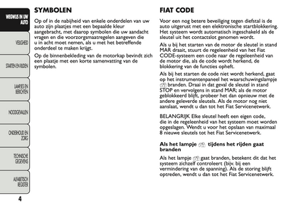 2011 Fiat 500 Owner's Manual | Dutch