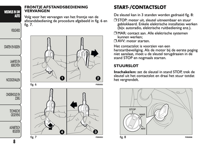 2011 Fiat 500 Owner's Manual | Dutch