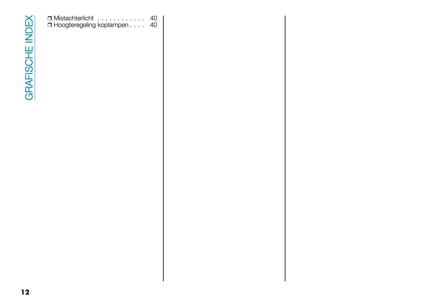 2022-2023 Fiat 500 Owner's Manual | Dutch