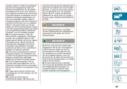 2022-2023 Fiat 500 Owner's Manual | Dutch