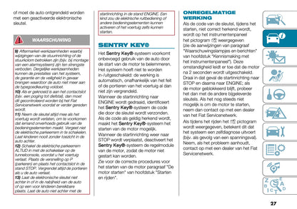 2022-2023 Fiat 500 Owner's Manual | Dutch