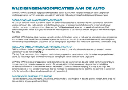 2022-2023 Fiat 500 Owner's Manual | Dutch