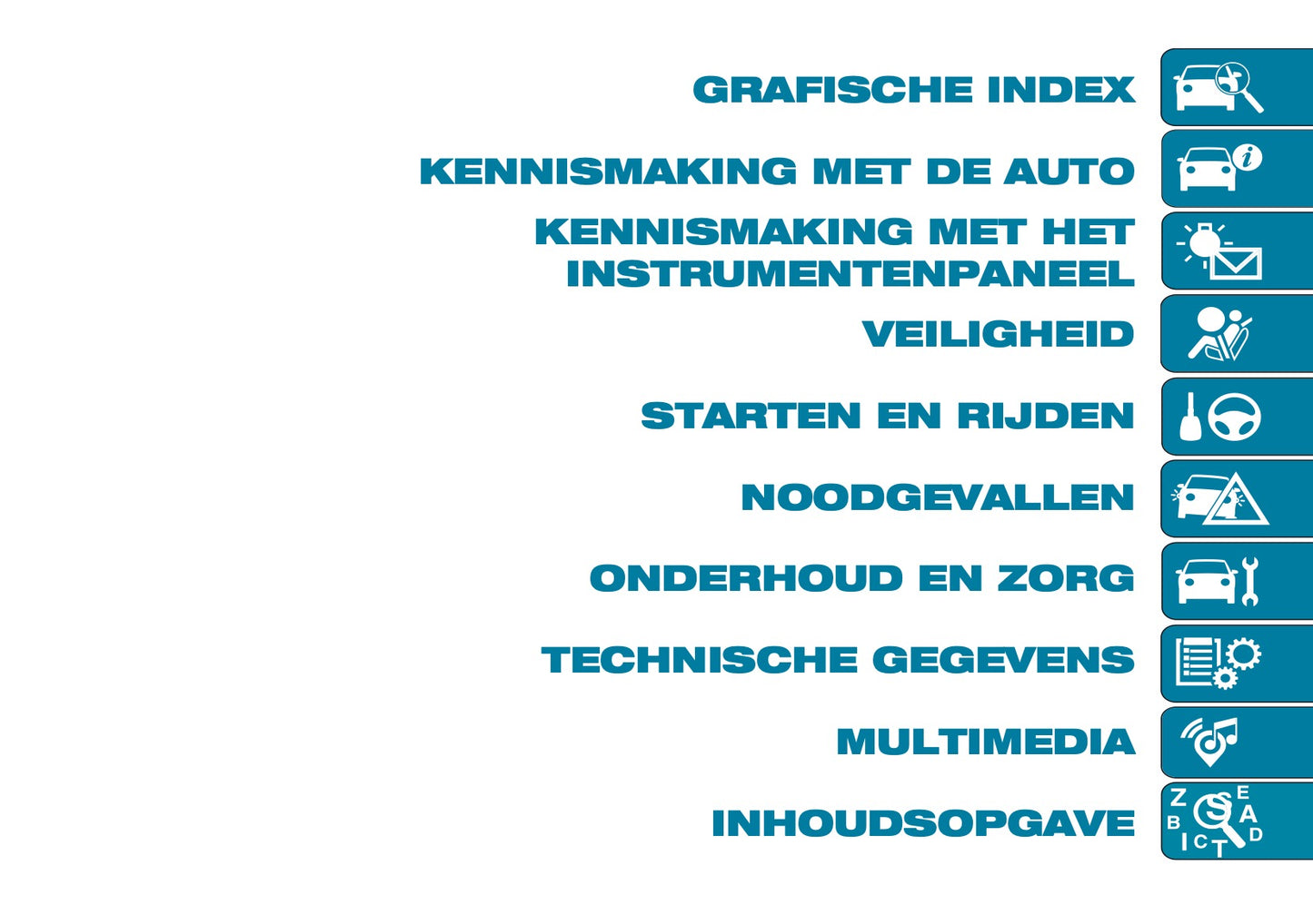 2022-2023 Fiat 500 Owner's Manual | Dutch