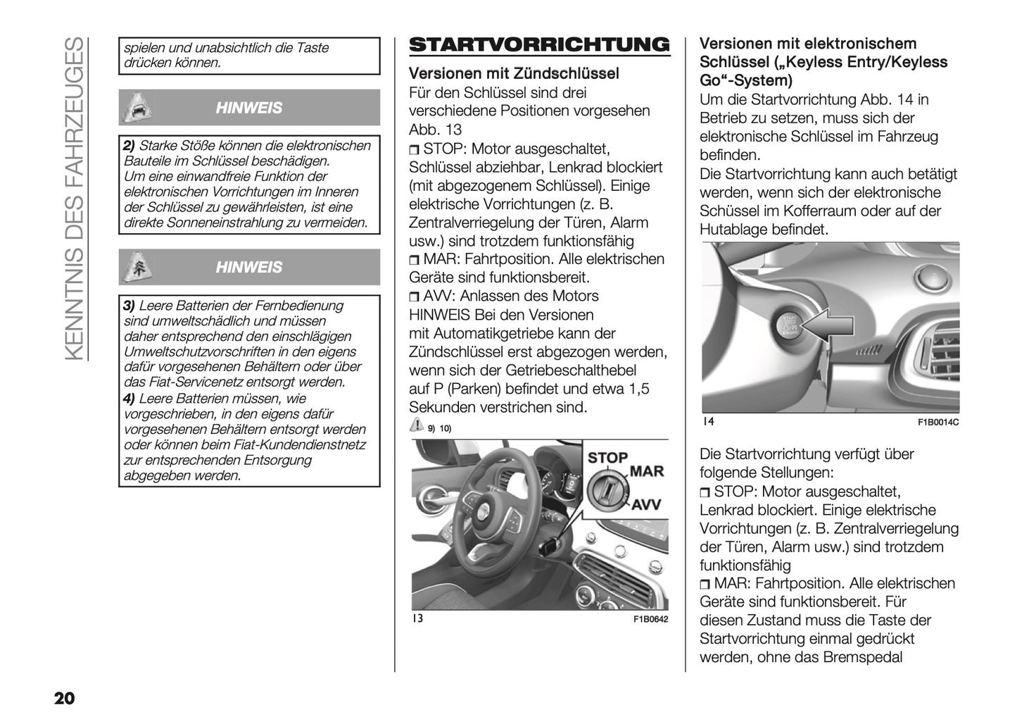 2024-2026 Fiat 500X Owner's Manual | German