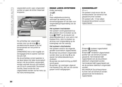 2020-2021 Fiat 500X Manuel du propriétaire | Néerlandais