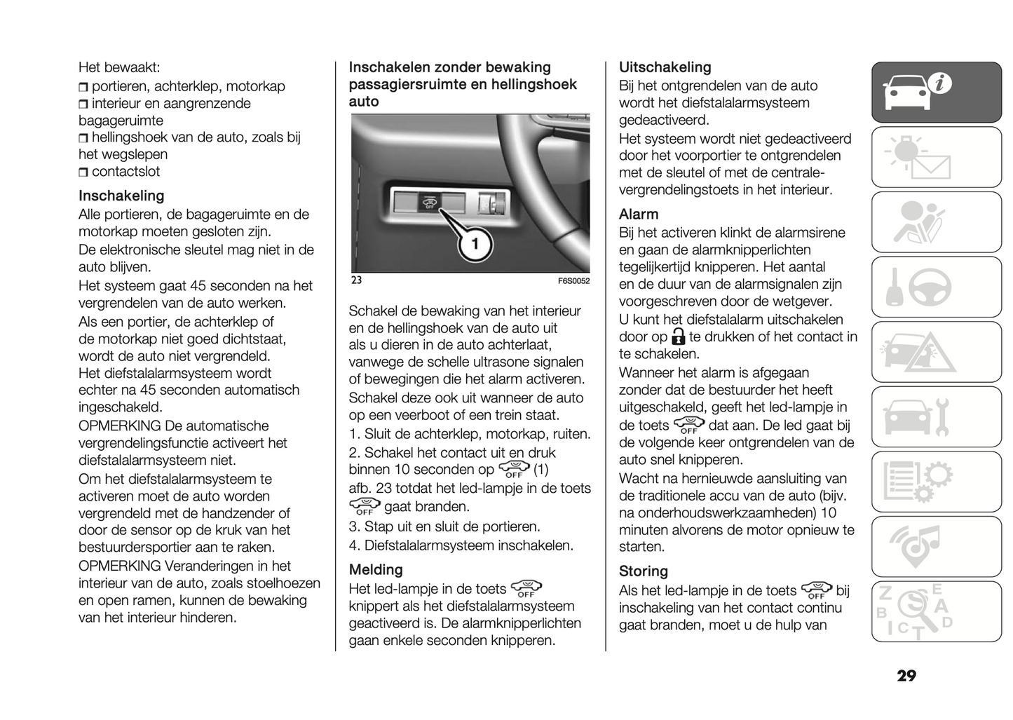 2023-2024 Fiat 600/600e Owner's Manual | Dutch