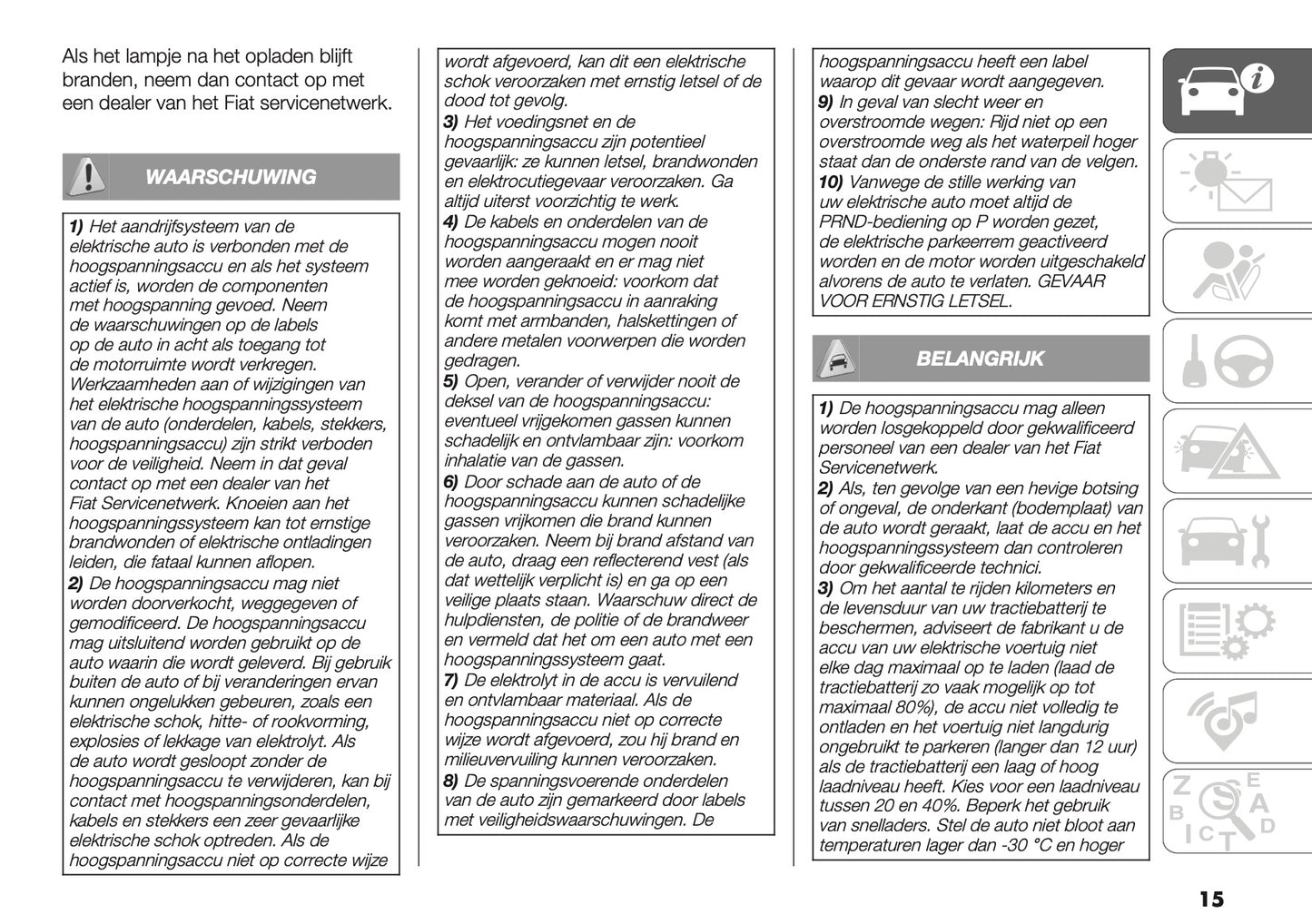 2026 Fiat 600 Owner's Manual | Dutch