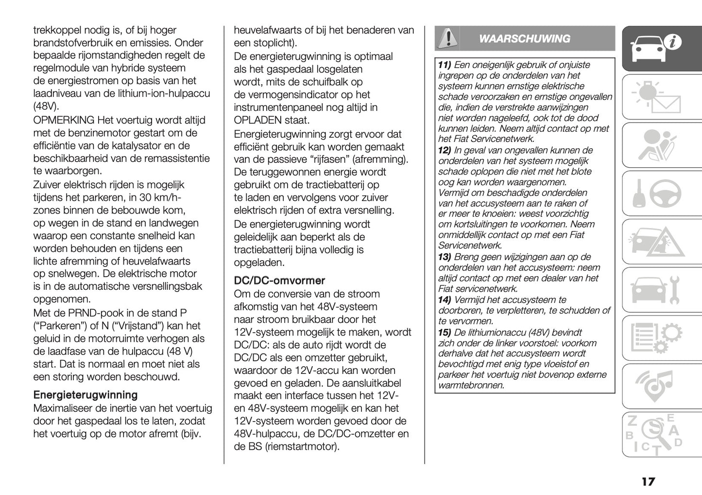 2026 Fiat 600 Owner's Manual | Dutch