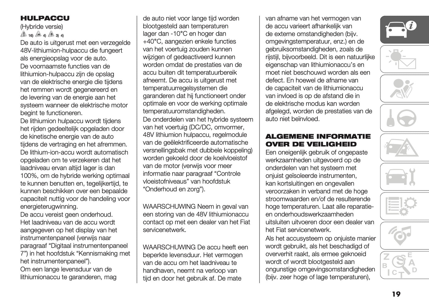 2026 Fiat 600 Owner's Manual | Dutch