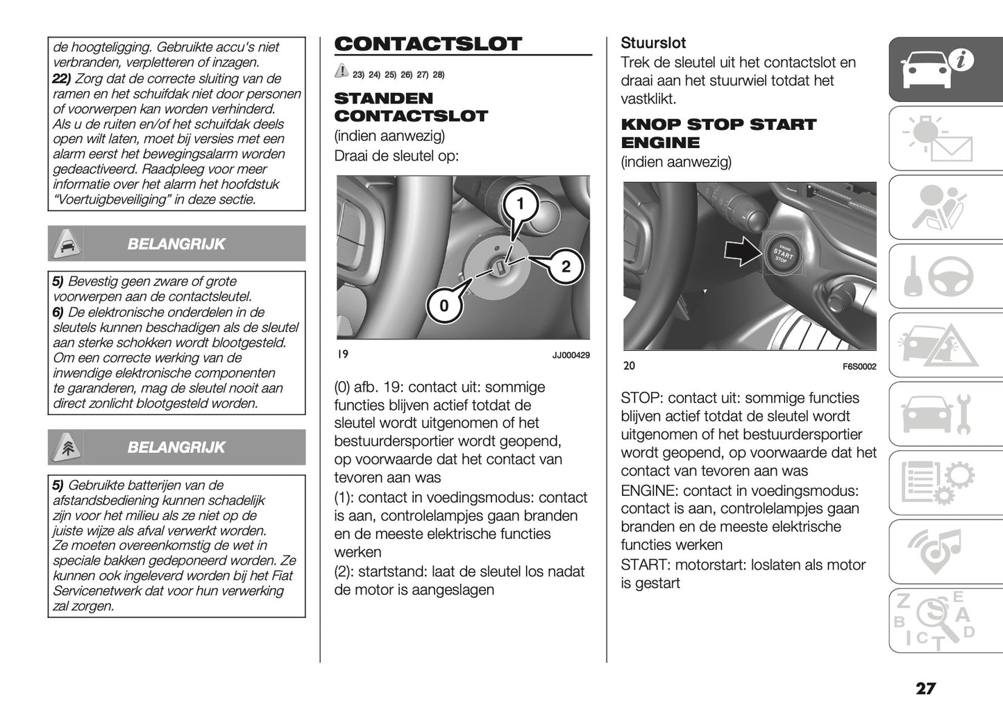 2026 Fiat 600 Owner's Manual | Dutch
