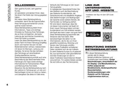 2025 Fiat Doblò Owner's Manual | German