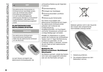 2025 Fiat Doblò Owner's Manual | German