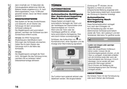 2026 Fiat Doblò Owner's Manual | German