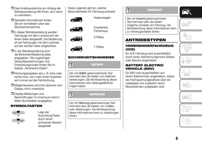 2026 Fiat Doblò Owner's Manual | German