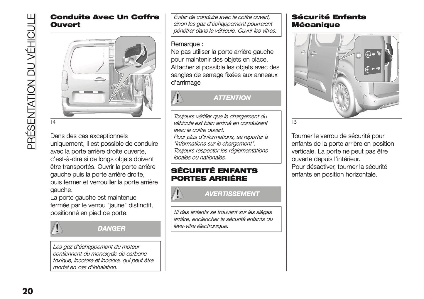 2025 Fiat Doblò Owner's Manual | French