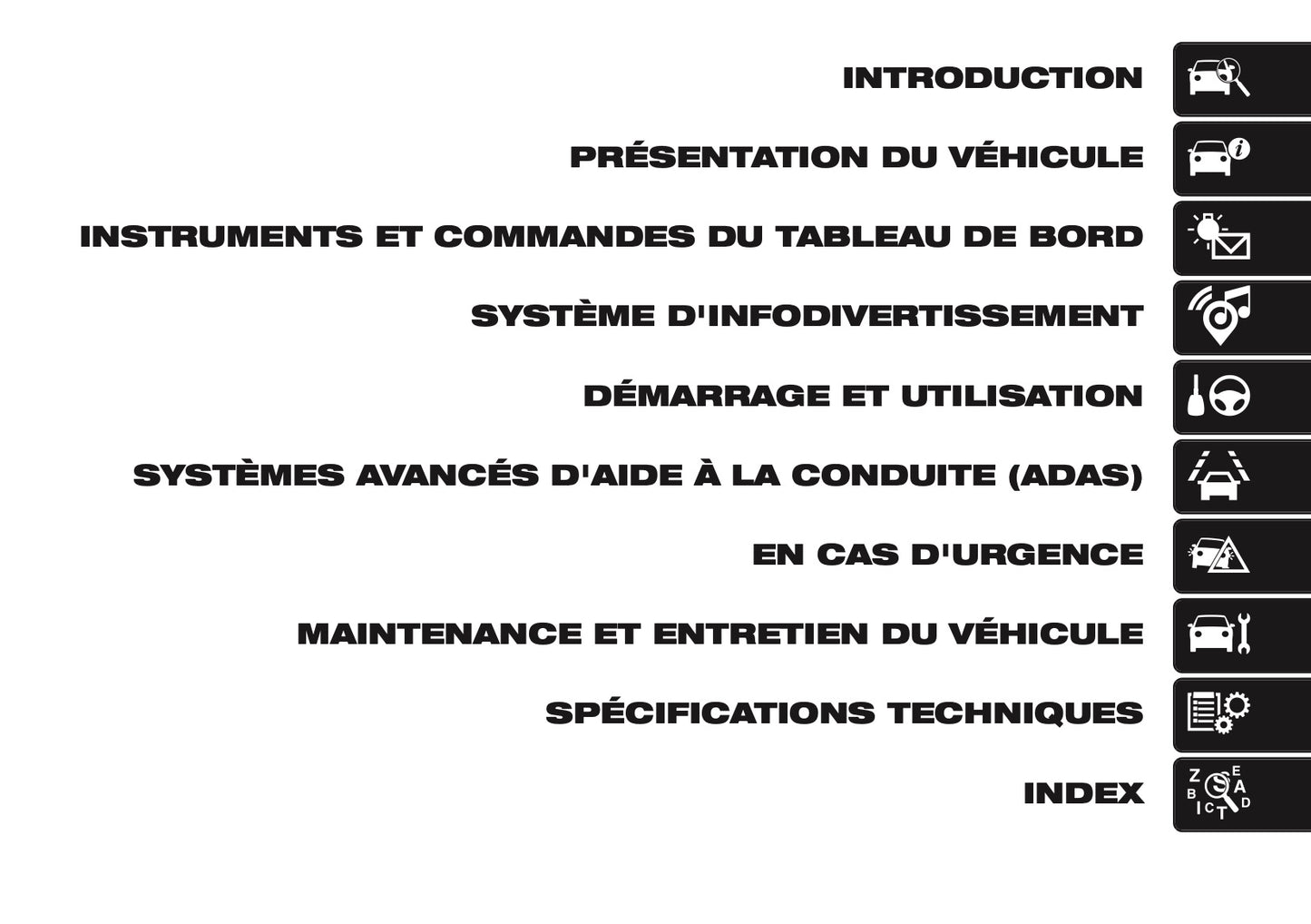 2026 Fiat Doblò Manuel du propriétaire | Français