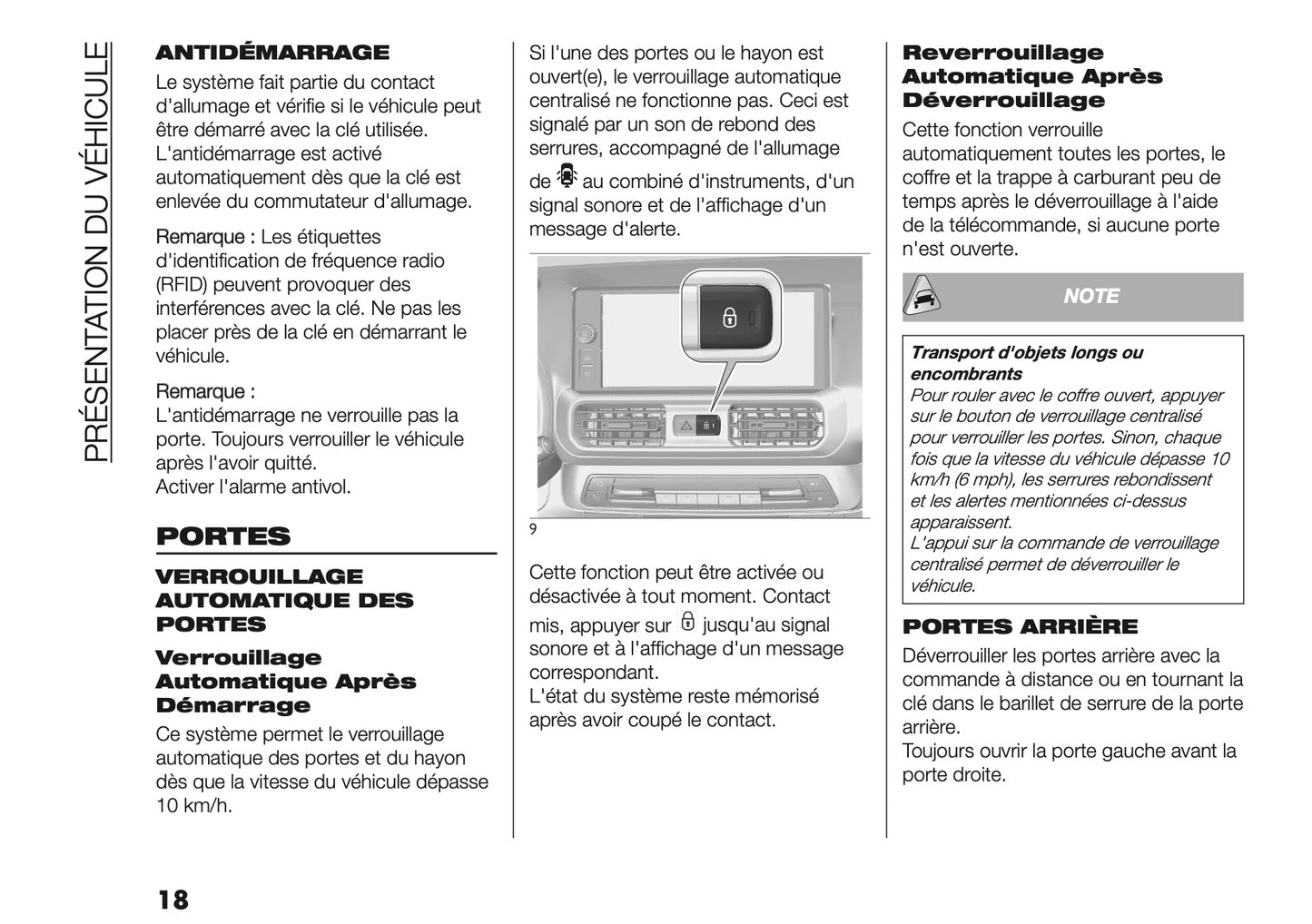 2026 Fiat Doblò Manuel du propriétaire | Français