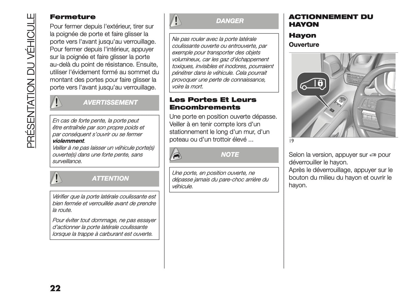 2026 Fiat Doblò Manuel du propriétaire | Français