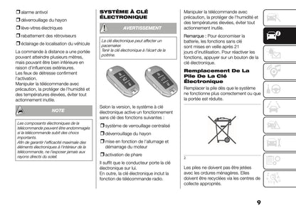 2026 Fiat Doblò Manuel du propriétaire | Français