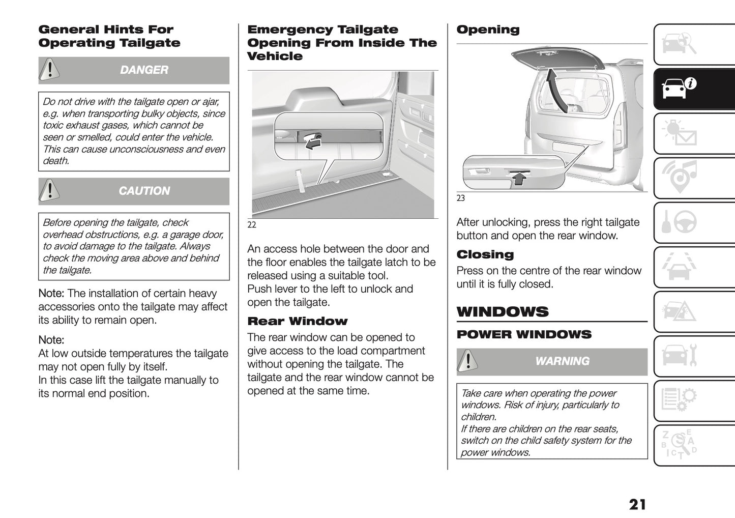 2026 Fiat Doblo Owner's Manual | English