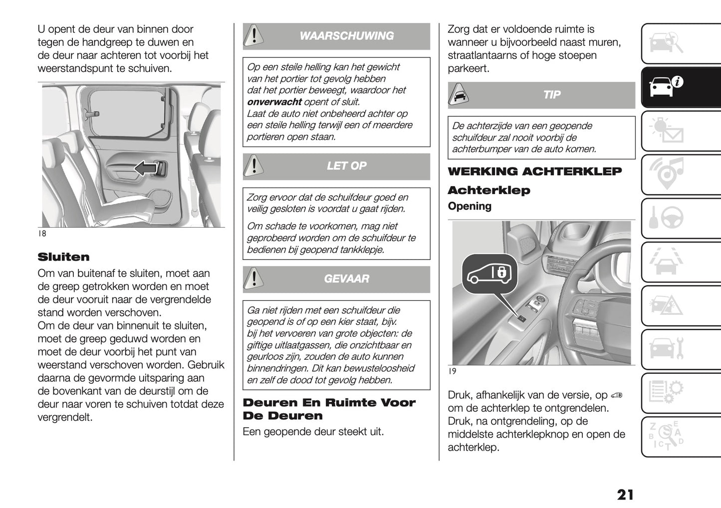 2026 Fiat Doblò Owner's Manual | Dutch