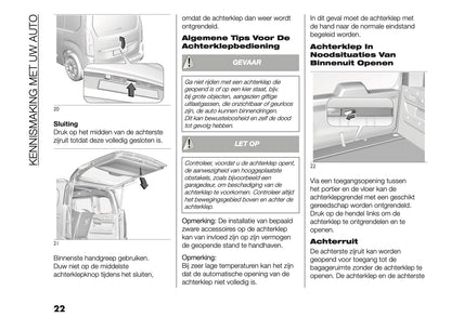 2026 Fiat Doblò Owner's Manual | Dutch