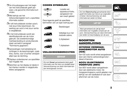 2026 Fiat Doblò Owner's Manual | Dutch