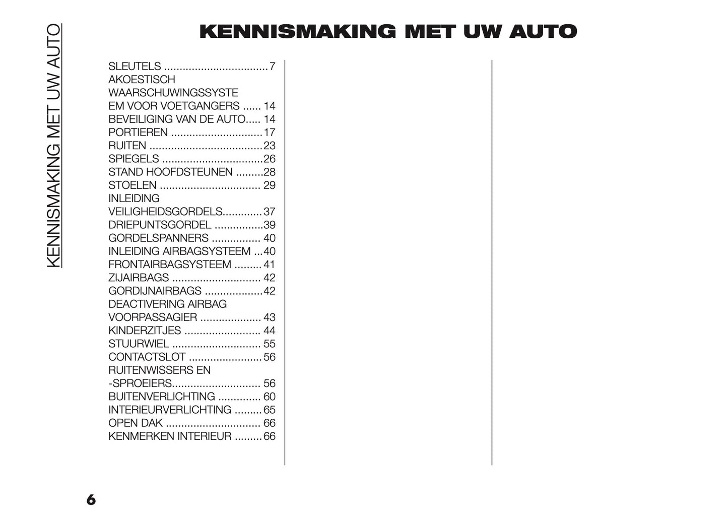 2026 Fiat Doblò Owner's Manual | Dutch