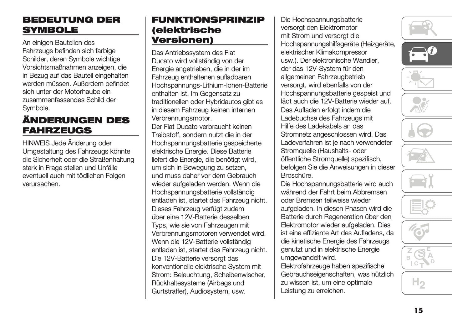 2025 Fiat Ducato Owner's Manual | German