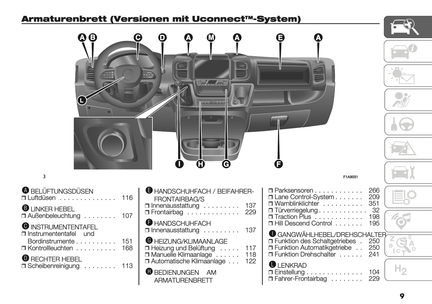 2025 Fiat Ducato Owner's Manual | German