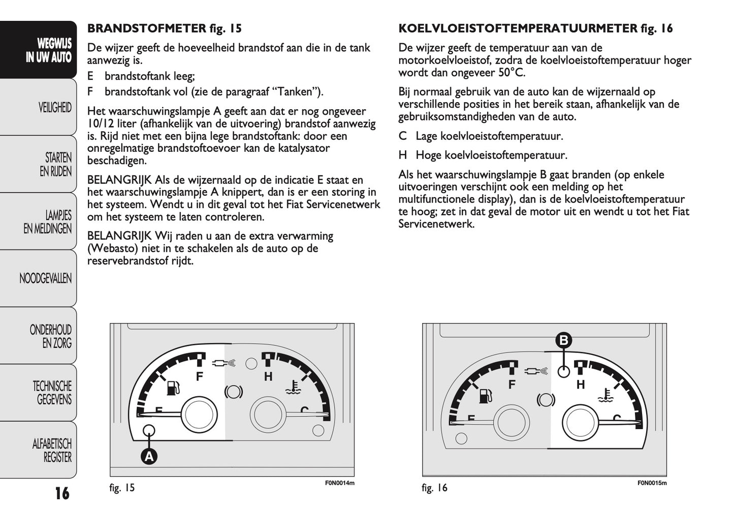 2010-2011 Fiat Ducato Owner's Manual | Dutch