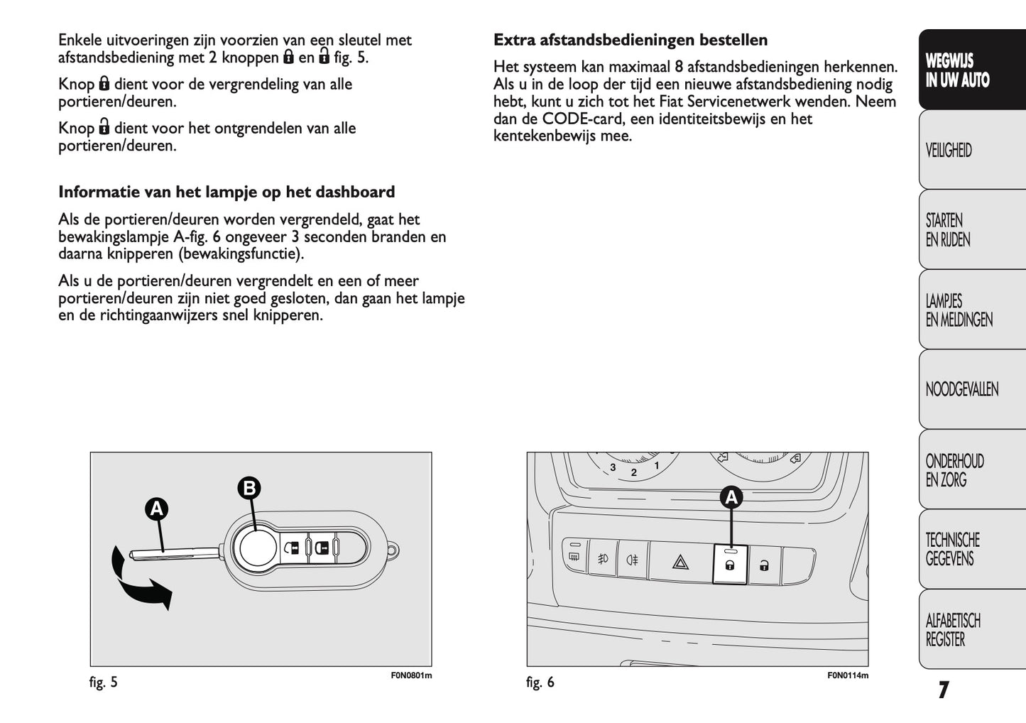 2010-2011 Fiat Ducato Owner's Manual | Dutch